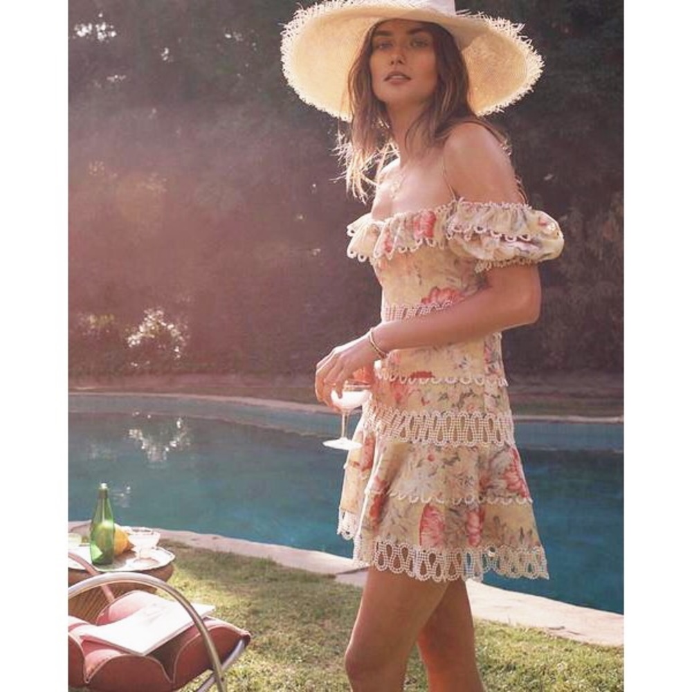 STUNNING Zimmermann Linen Melody Dress